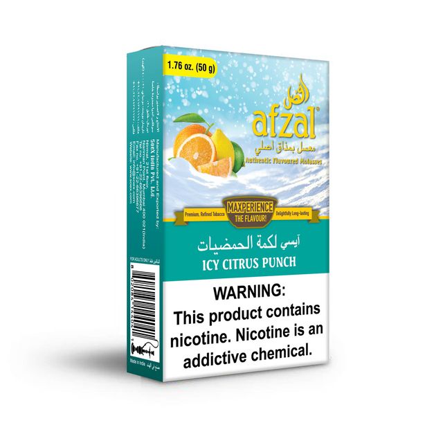 Afzal Ice Citrus Punch Hookah Shisha Tobacco – 爽やかなシトラス