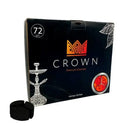 Crown Lotus Head Hookah Coals 72 pcs -