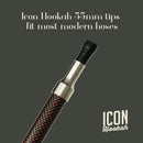 Icon Tips - 100 Disposable Mouth Tips for Hookah - 6 mixed colors -