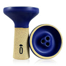 Oblako Trio Hookah Shisha Bowl - Phunnel / Purple Matte