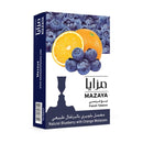 Mazaya Blueberry with Orange Hookah Flavors -