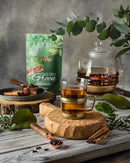 Gardenika Tulsi Spicy Green Tea, Loose Leaf, USDA Organic, 55+ Cups – 4 Oz (113g) -