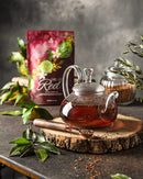 Gardenika Earl Grey Red Tea, Loose Leaf, USDA Organic, Caffeine Free, 55+ Cups – 4 Oz (113g) -