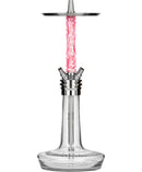 Moze Varity Squad Hookah - Silver - Clear - Wavy Pink
