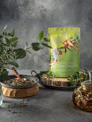 Gardenika Green Lemon Ginseng Tea, Loose Leaf, USDA Organic, 55+ Cups – 4 Oz (113g) -