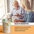 Gardenika Anti-Inflammatory Loose Leaf Herbal Tea, USDA Organic, Caffeine Free - 4 oz (114g) -