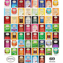 Twinings Tea Bags Sampler Gift Box - Herbal, Decaf & Caffeinated - 60 Ct, 60 Flavors Hookah Flavors -
