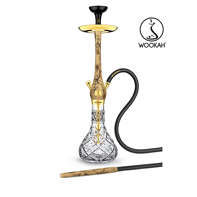 Wookah 24K Gold-Plated Olives Grom Hookah Set -