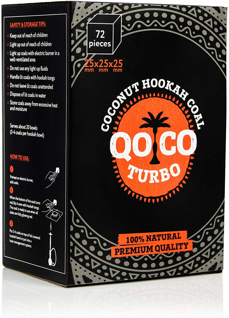 Qoco Turbo Premium Hookah Coals - 