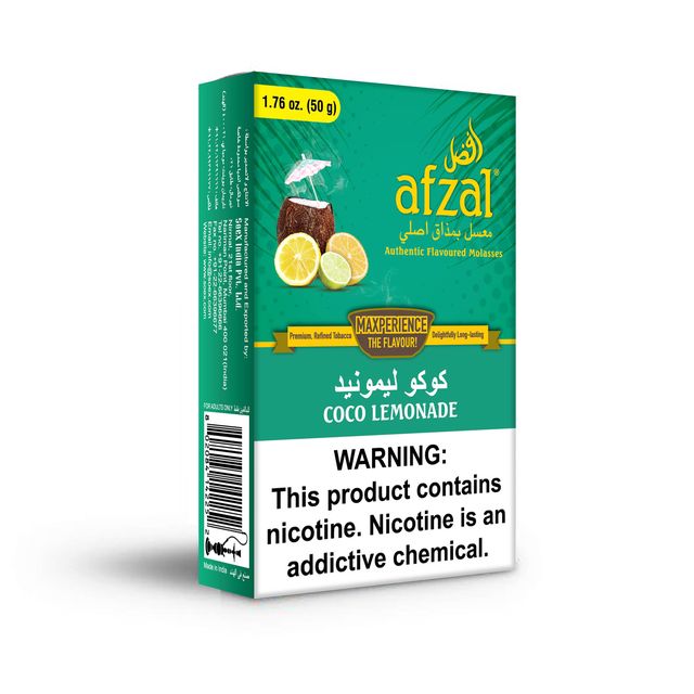 Afzal Coco Lemonade Hookah Flavors - 