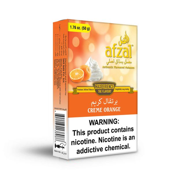 Afzal Cream Orange Hookah Flavors - 