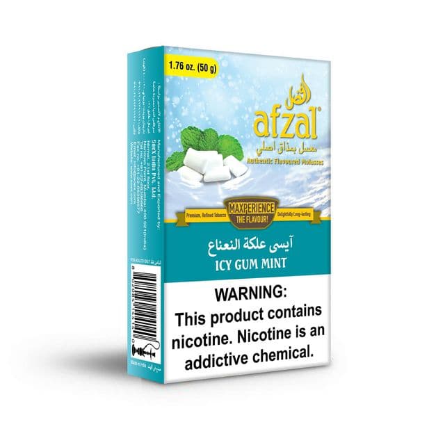 Afzal Icy Gum Mint Hookah Flavors - 