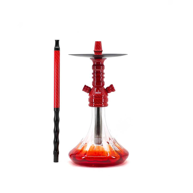 Agni Salomon Hookah Set - Red