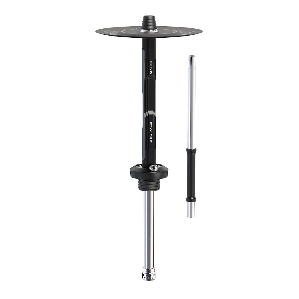 Alpha Hookah ORO Light Black - נרגילה פרימיום מאלומיניום אנודייז