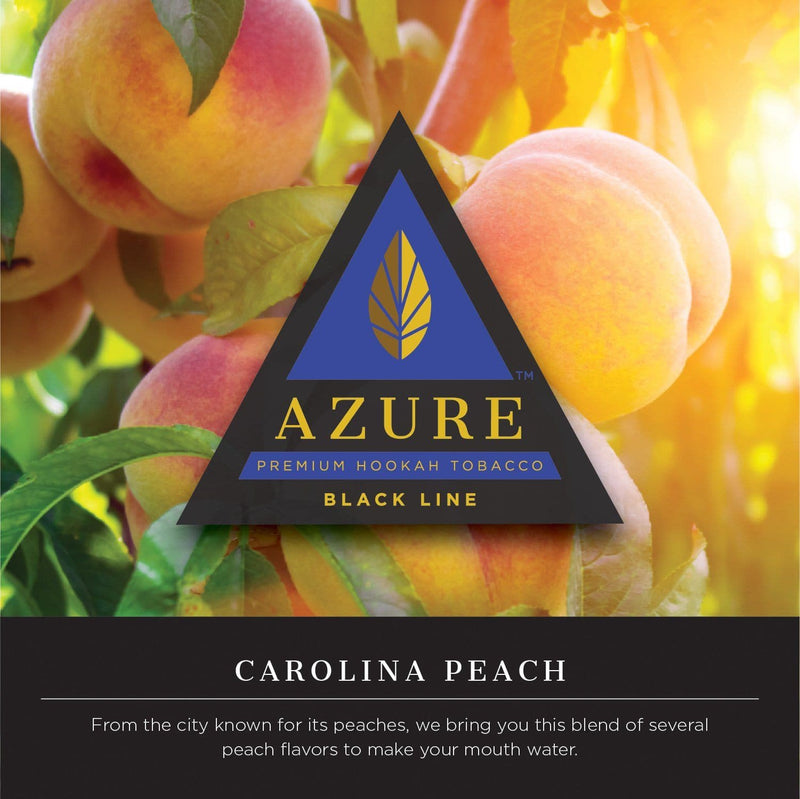 Azure Black Line Carolina Peach Hookah Shisha Flavor - 