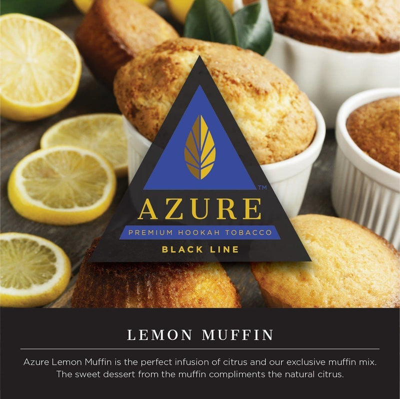 Azure Black Line Lemon Muffin Hookah Shisha Flavor - 