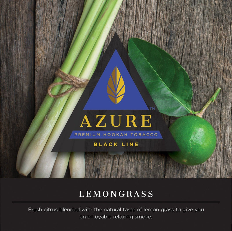 Azure Black Line Lemongrass Hookah Shisha Flavor - 