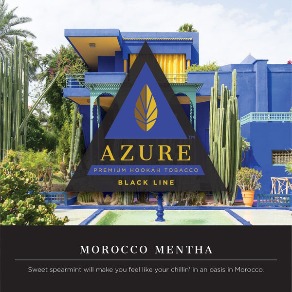 Azure Black Line Morocco Mentha Hookah Shisha Flavor - 