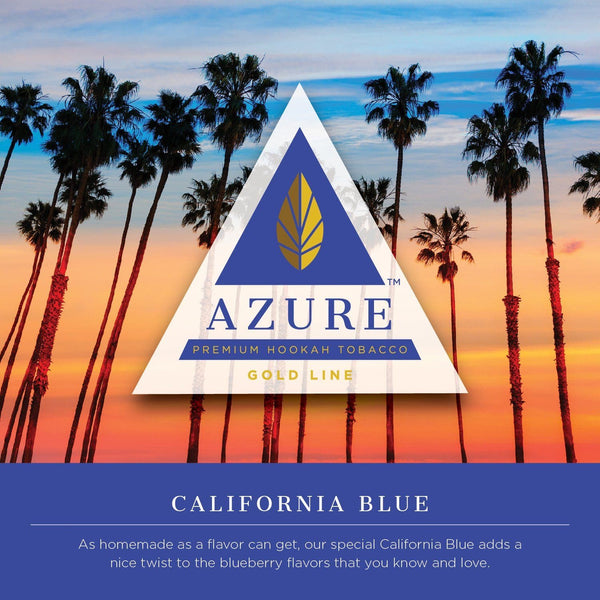 Azure Gold Line California Blue Hookah Shisha Flavor - 