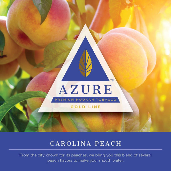 Azure Gold Line Carolina Peach Hookah Shisha Flavor - 