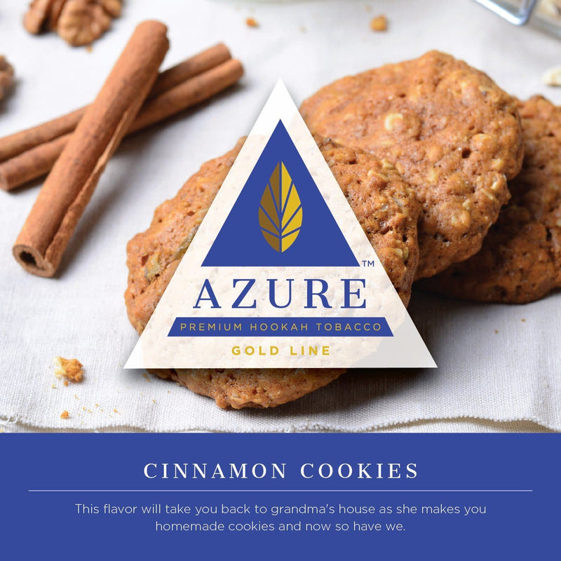 Azure Gold Line Cinnamon Cookies Hookah Shisha Flavor - 