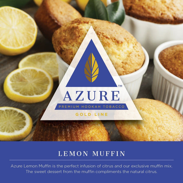 Azure Gold Line Lemon Muffin Hookah Shisha Flavor - 