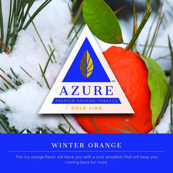 Azure Gold Line Winter Orange Hookah Shisha Flavor - 