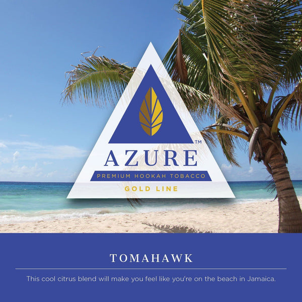 Azure Gold Line Tomahawk Hookah Shisha Flavor - 