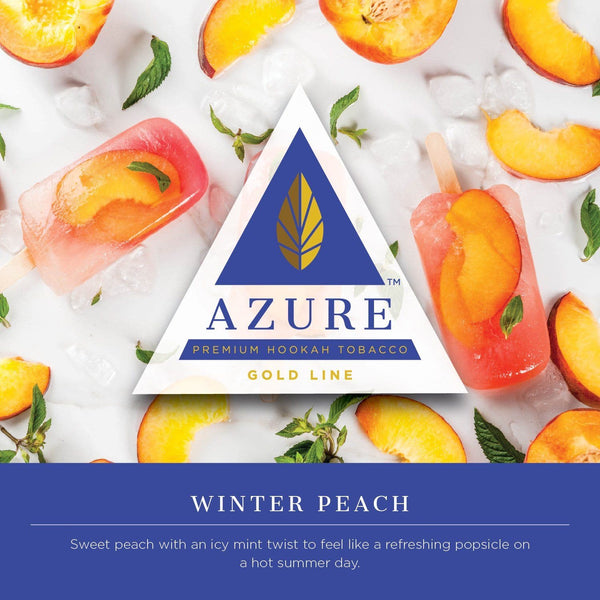 Azure Gold Line Winter Peach Hookah Shisha Flavor - 