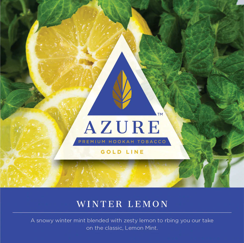 Azure Gold Line Winter Lemon Hookah Shisha Flavor - 