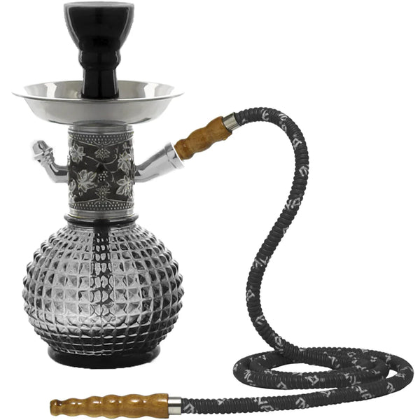 MYA Bambino Chrome Glass Small Hookah - 