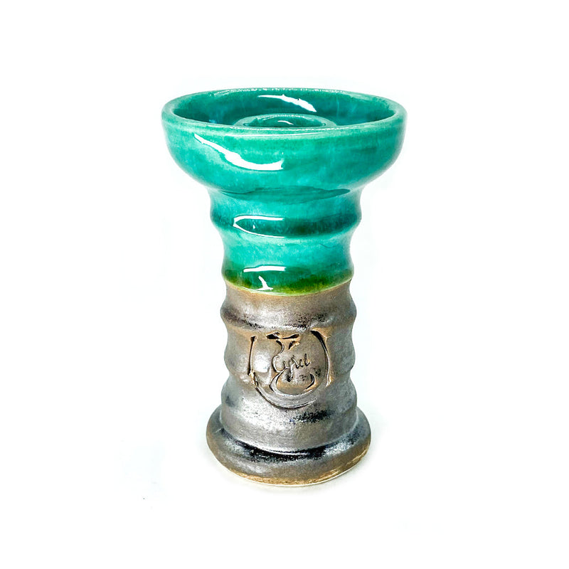 Cyril Thor Hookah Shisha Bowl - Green Silver