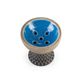 Alpha Hookah Shisha Bowl Turk Design - Blue Sand