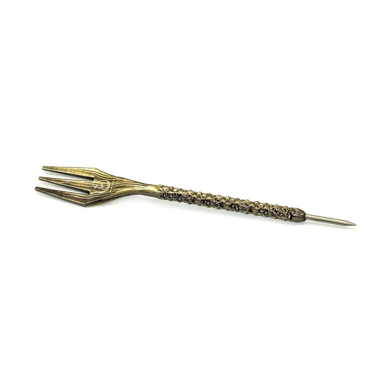 Cyril Retro Hookah Fork and Puncher - Gold