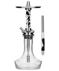 Moze Breeze Pro Hookah - Candy Line Grey/White