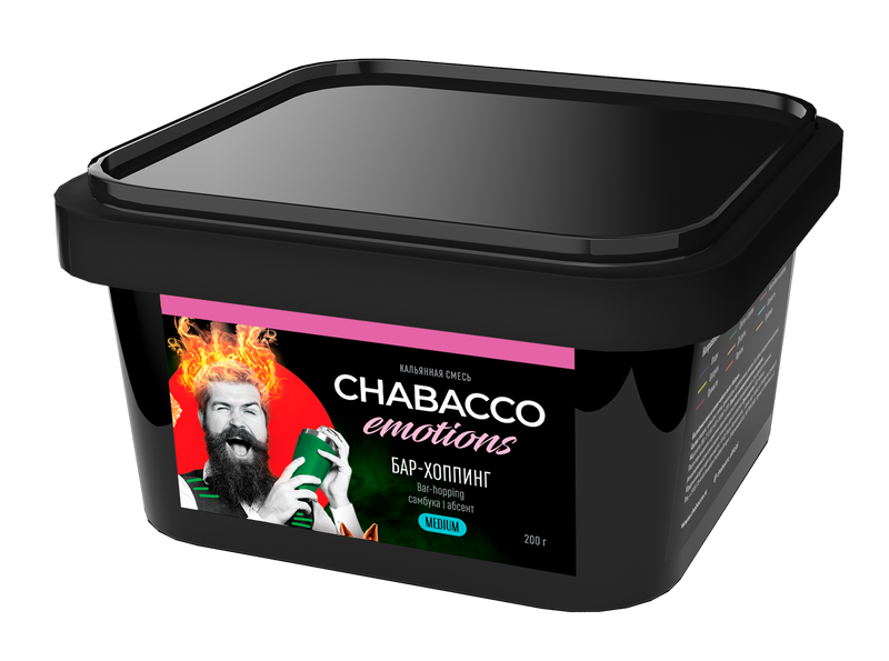 Chabacco Emotions Bar-Hopping Hookah Flavors - 