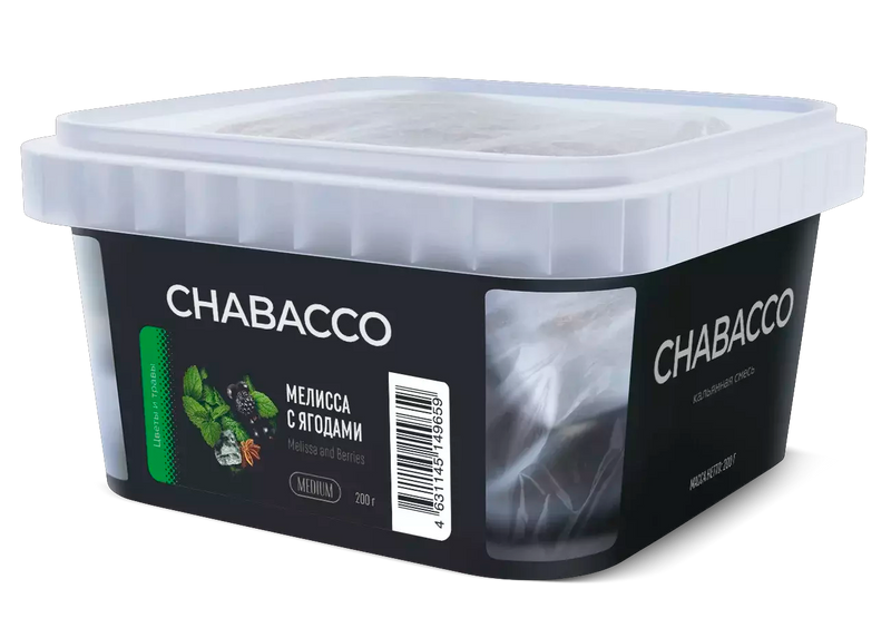 Chabacco Melissa and Berries Hookah Flavors - 