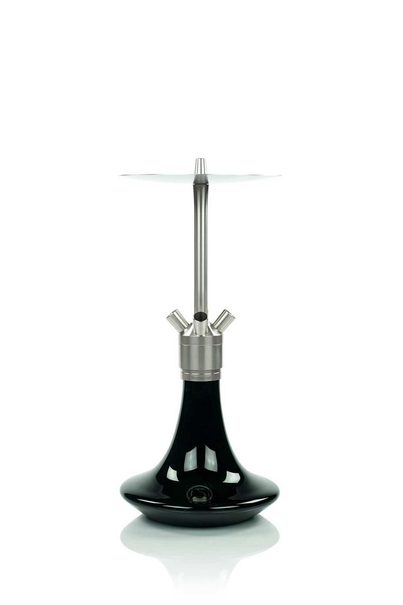 Steamulation Classic Platinum Hookah - Black