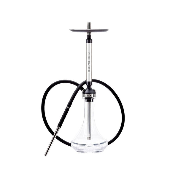 Conceptic Design Steel Hookah - Clear