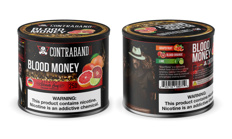 Contraband Blood Money Hookah Flavors - 