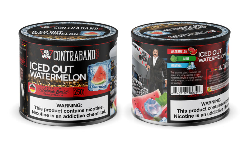 Contraband Iced Out Watermelon Hookah Flavors - 