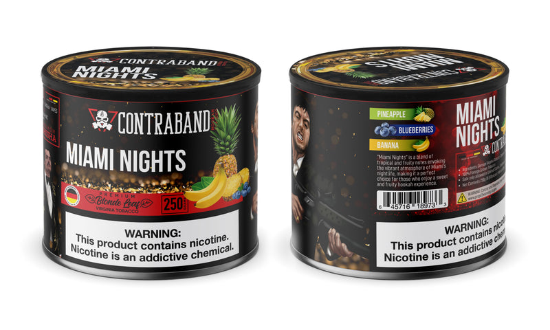 Contraband Miami Nights Hookah Flavors - 