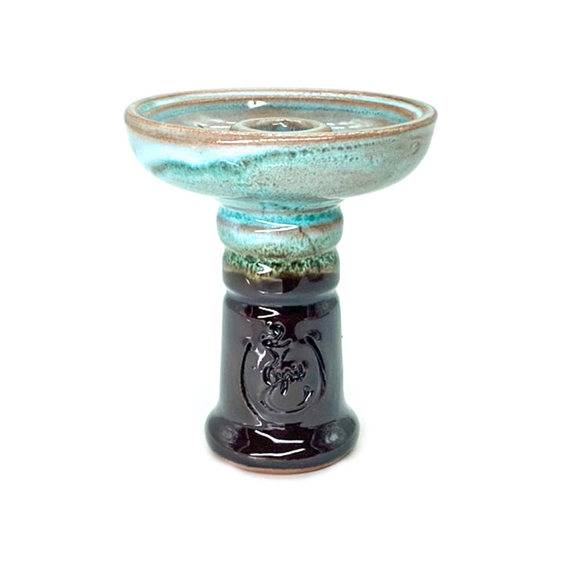 Cyril Slayer Hookah Shisha Bowl - Brown Turquoise