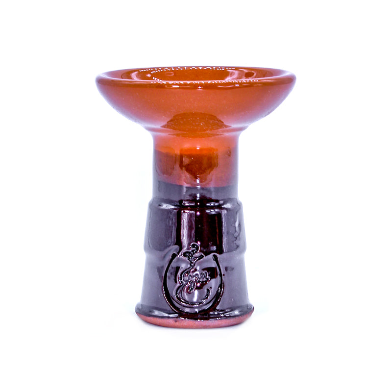 Cyril Sniper Hookah Shisha Bowl - Brown Orange