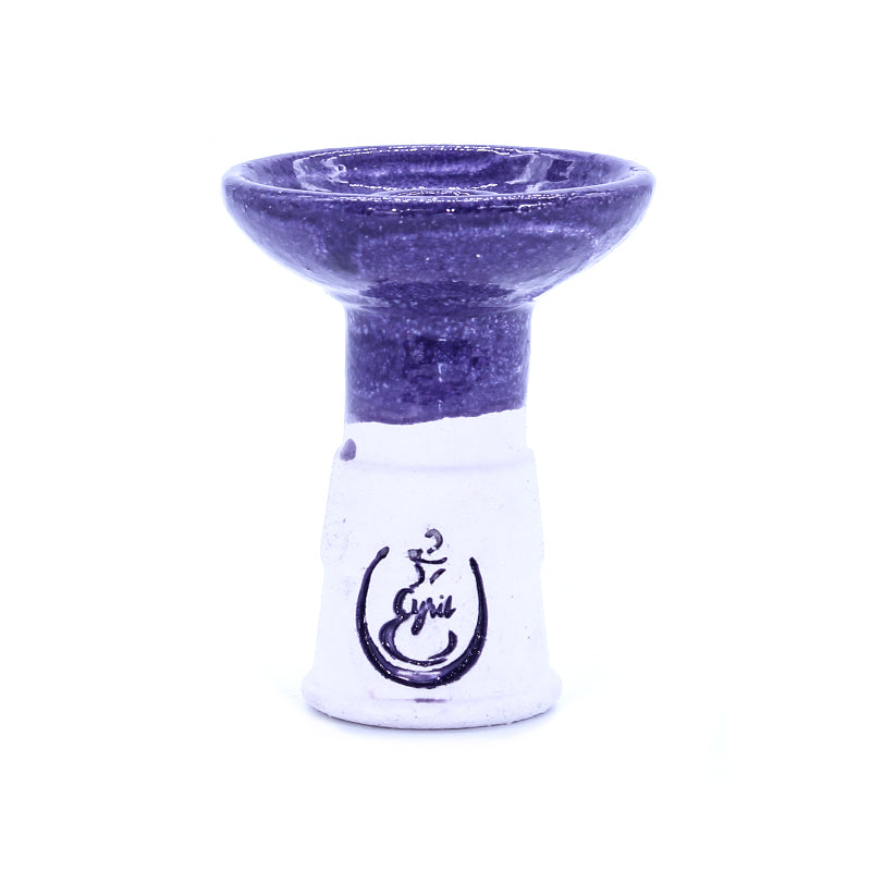 Cyril Sniper Hookah Shisha Bowl - Purple White