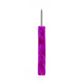 Cyril Resin Short Hookah Foil Poker - Purple