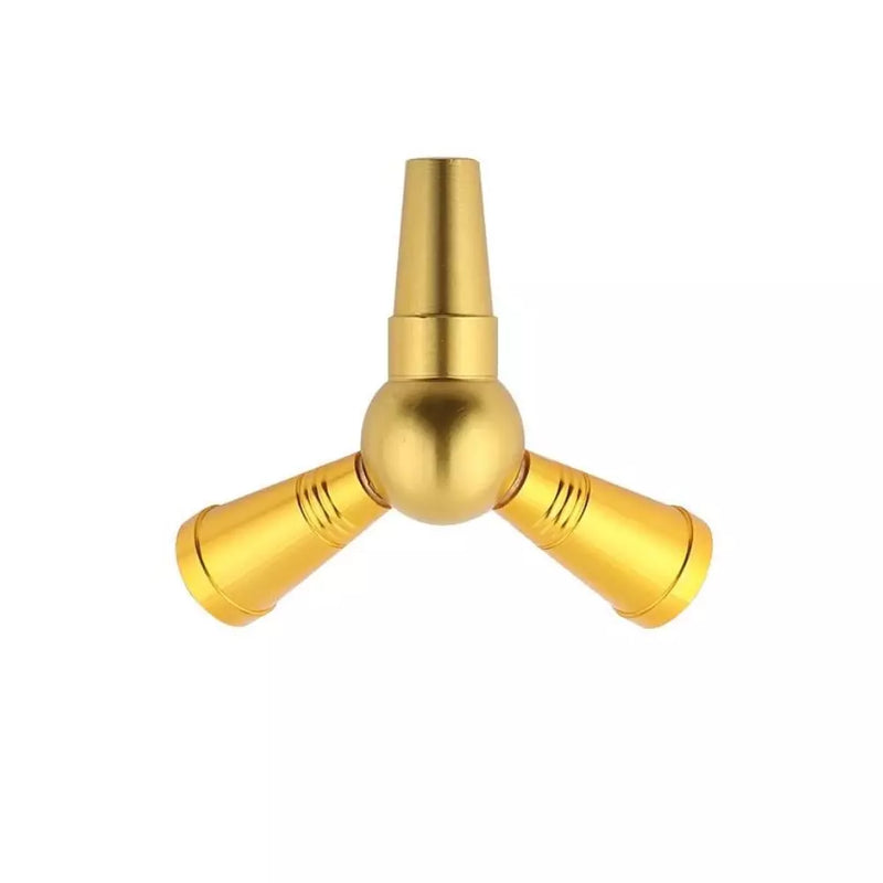 Multi Hookah Hose Connector - Gold