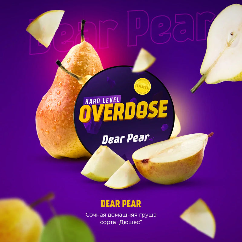 Overdose Dear Pear Hookah Flavors - 