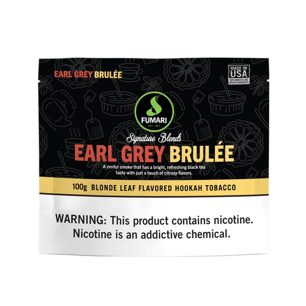 Fumari Earl Grey Brulée Hookah Shisha Flavor
