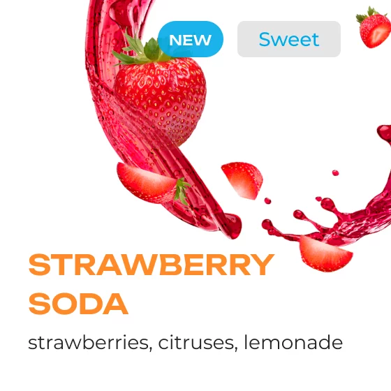 Element Air Line Strawberry Soda Hookah Flavors - 